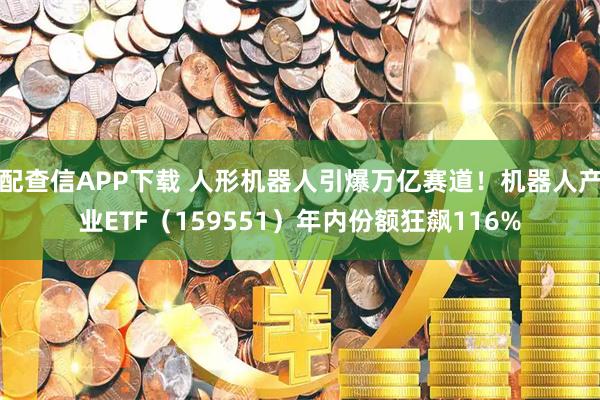 配查信APP下载 人形机器人引爆万亿赛道！机器人产业ETF（159551）年内份额狂飙116%